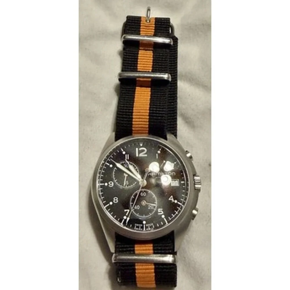 Hamilton Khaki Aviation Pilot Mens Watch H765520- Needs New Battery